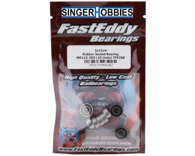 FastEddy TFE268 5x11x4mm Sealed Bearing Kit (10) HH - Image 1 of 2