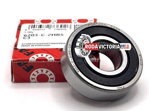 FAG 6203 2RS C3 Rillen-Radialkugellager gummidichtet 17 x 40 x 12 mm - Bild 1 von 7