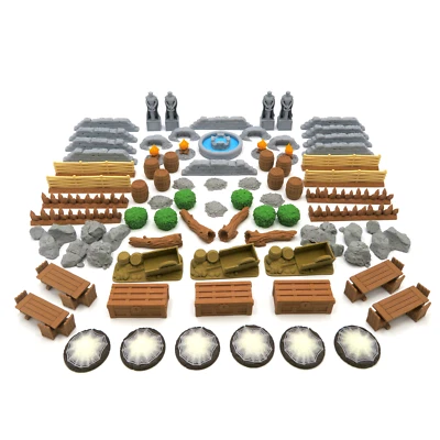 - HECHO A MANO - FULL SCENERY PACK FOR JOURNEYS IN MIDDLE EARTH (LOTR) - 77 PIECES