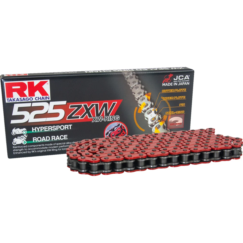 RK 525ZXW XW-Ring Red Chain 170 Links (RR525ZXW-170) - Image 1 of 1