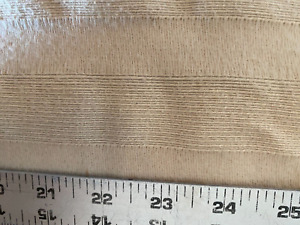 Beige Stripe Line Chenille Upholstery Fabric By the Yard  (R263-RK11)
