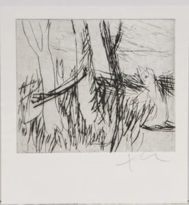 Klaus Fußmann/ Radierung / 1982 /Handsigniert/200 Exemplare / Quisnis / 18 - Picture 1 of 3