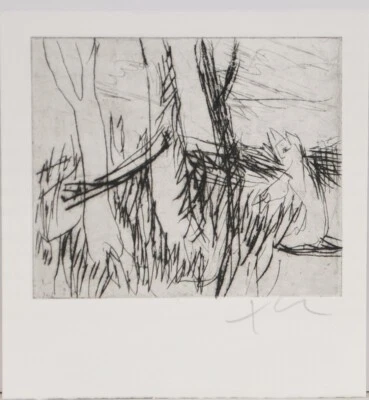 Klaus Fußmann/ Radierung / 1982 /Handsigniert/200 Exemplare / Quisnis / 18 - Bild 1 von 3