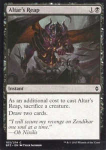 4X ALTAR'S REAP 103/274 BATTLE FOR ZENDIKAR MTG MAGIC LP X4 - Bild 1 von 1