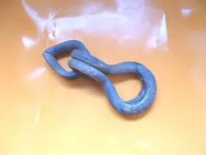 Vintage split lifting hook. Galvanized - Picture 1 of 1