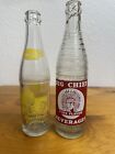 2 Vintage ACL Indian Soda Bottles~Big Chief & Wapa Koneta