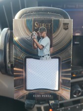 Eury Perez Rookie Patch Panini 2023 Select Baseball Card