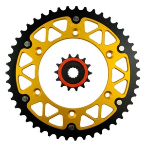 For Suzuki DRZ400 DR350 RM250 Kawasaki KLX400R Top 14T-47T Front Rear Sprockets - Picture 1 of 1
