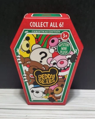 Deddy Bears Mystery Mini Plush Christmas Edition, 4.5” You Pick