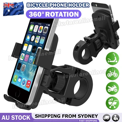 360° Rotation Mobile Phone Holder Handlebar Mount for Motorcycle Bicycle Bike - image 1 of 4