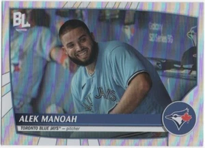 2023 Topps Big League Baseball ALEK MANOAH Uncommon Rainbow Foil #220 Blue Jays - Picture 1 of 2