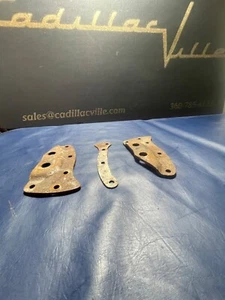 Cadillac 1959 parachoques trasero extremo placa de montaje soportes cuña usado original 1960 - Imagen 1 de 7