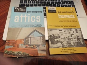 1954/1964 Better Homes And Gardens Do-It-Yourself Idea Booklets Basement/Attics - Imagen 1 de 14