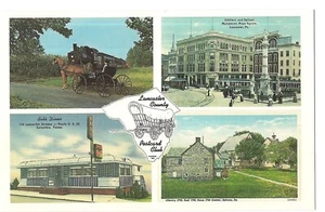 LANCASTER County Postcard Club PENN SQUARE Strasburg RR  Bob's Diner  NPW 2000 - Picture 1 of 2