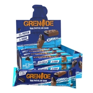 Grenade Protein Bar Oreo 12 Pack (60g) Box Slightly Damaged - BBD 12/2024. - Picture 1 of 9
