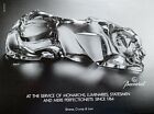 1987 BACCARAT Crystal Jaguar At Service of Perfectionists Since 1764 PRINT AD