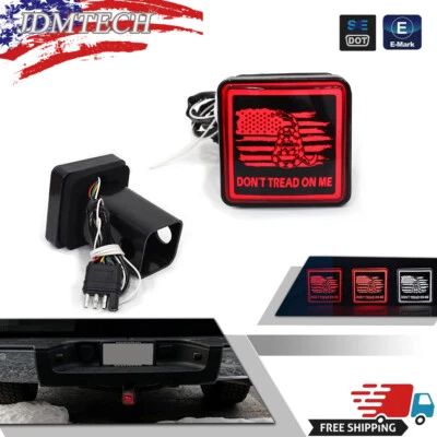 For Ram GMC sierra 1500 2500 3500 Kenworth W900 LED Brake DRL Trailer Hitch Lamp - Image 1 of 4