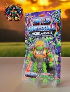 Masters of the Universe Origins Turtles of Grayskull MICHELANGELO US Card (B+) - Bild 1 von 2