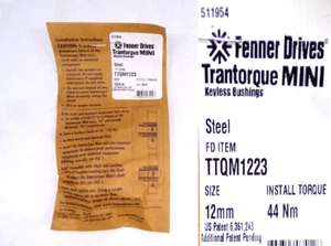 Fenner Drives Trantorque MINI TTQM1223 / 12mm / 44Nm    18-2-1 #6898 - Bild 1 von 1