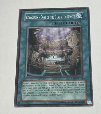 Yu-Gi-Oh! TCG Colosseum - Cage of the Gladiator Beasts GLAS-EN054 - Image 1 of 2