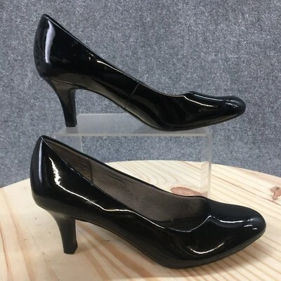 Zapatos de salón LifeStride para mujer 7,5 M Parigi negros imitación cuero tacón informales Foto 1 de 4