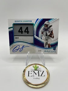 Parche de etiqueta de lavandería automática Immaculate RPA Quentin Johnston RC 2023/5 - Imagen 1 de 3