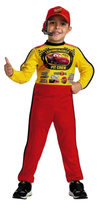 Disney Pixar Cars Rayo McQueen Pit Crew Disfraz Disfraz Niños Pequeño (4-6) Foto 1 de 1