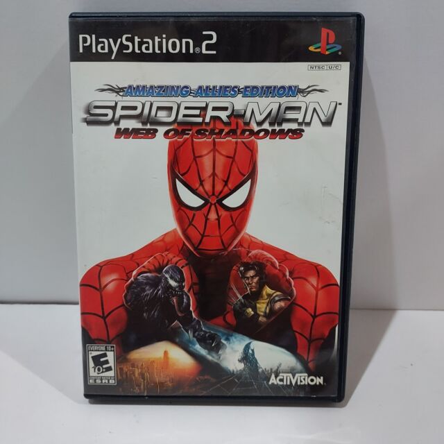 Spider-man Web of Shadows Original - PS2 - Sebo dos Games - 10 anos!