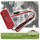 Car Battery & Alternator Tester for Piaggio. 12v DC Voltage Check