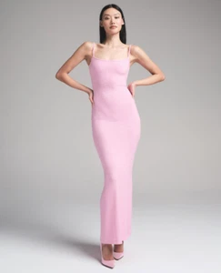 Skims weiches Lounge langes Schlupfkleid (Bubble Gum | Xtra-Large) Damen XL - neu mit Etikett - Bild 1 von 5