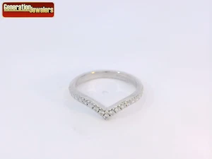 AMAZING PLATINUM TIFFANY & CO DIAMOND CELESTE V RING SIZE 4 $2950 FREE SHIP - Picture 1 of 5