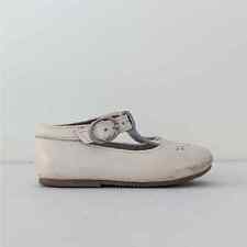 Adelisa & Co. Cream Catarina Mary Jane Size 20/5 Leather Hard Sole Shoes