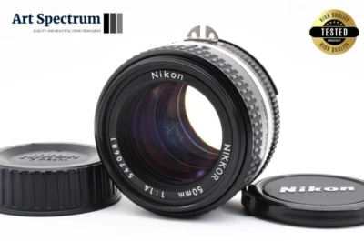 [N Mint] Nikon Ai-s Nikkor 50mm f1.4 MF Standard Prime Lens from Japan - Image 1 of 4