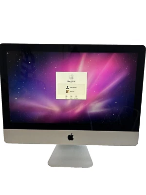 Apple Mac OS X Version 10.6.8 iMAC 2 Duo Intel Core 4GB Working Needs Upgrade - Image 1 of 4