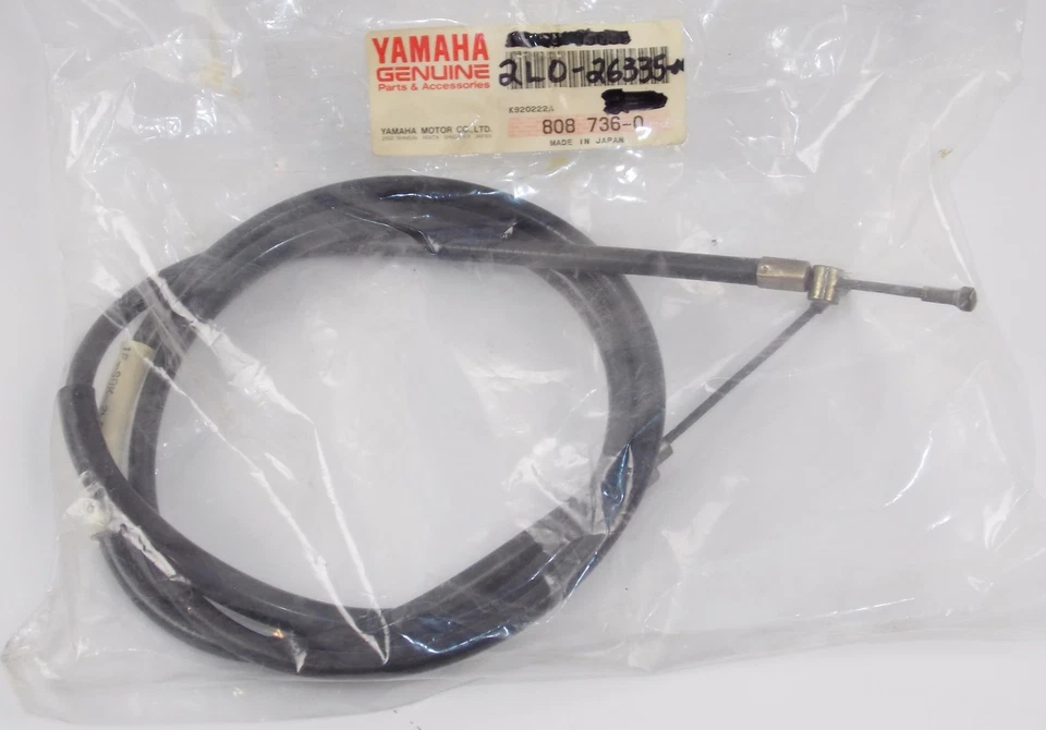 CABLE EMBRAGUE 2L0-26335-00 NUEVO OEM YAMAHA 1978 XS400E 1979 XS400F XS400_2F Foto 1 de 1