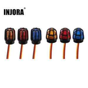 INJORA Multi-function LED Light with Cover for 1/10 RC Car 1/14 Tamiya Truck - Picture 1 of 43