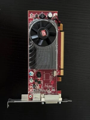 ATI Radeon HD 2400 PRO 256MB DDR2 PCIe x16 Graphics Card (Red PCB) DMS-59 + S-Vi - Image 1 of 4