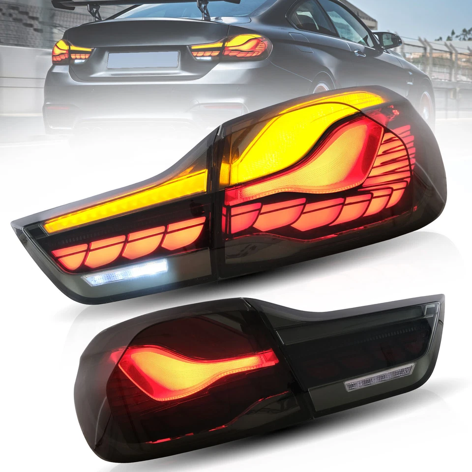 Voll LED Rückleuchten für BMW F32 F33 F36 F82 F83 Bj. 2013-2021 smoke OLED - Bild 1 von 4