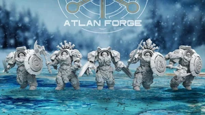 3d Printed Asgardian Assault Einherjar x5 by Atlan Forge Miniatures - Picture 1 of 6