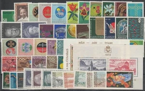 Liechtenstein 1970-1972 ** postfrisch MiNr. 521-578 incl. Bl. 8+9 komplette Jahr - Bild 1 von 1