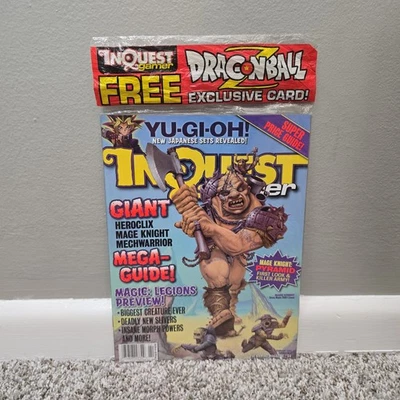 INQUEST MAGAZINE # 94 2003 Yugioh MTG Sealed W/ Promo Dragon Ball - Image 1 of 4