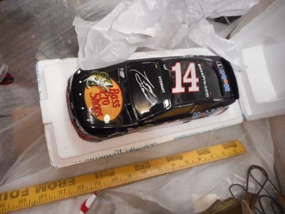 NASCAR - TONY STEWART 2013 Bass pro Shop # 14 RESIN SCULPTER Car Autographed on - Image 1 of 4