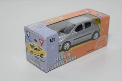 B86 1:60 3INCH 3 INCH WELLY SLICK COLLECTION 6258 PEUGEOT 206 MET. GRIGIO MIB - Immagine 1 di 4