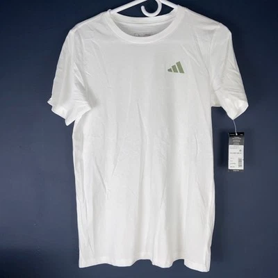 Camiseta Adidas Borrosa Camuflaje Gráfico Logo Blanca L 16/18 Niños Foto 1 de 4