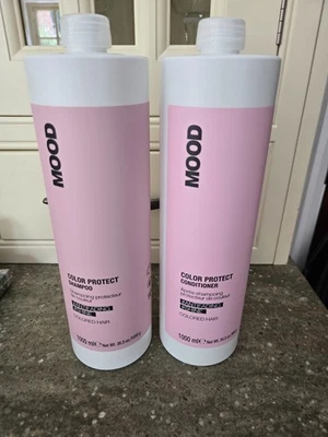 MOOD Colour Protect shampoo & conditioner 1000ml, jumbo salon size