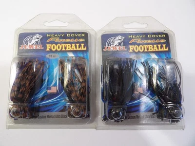 Jewel Bait Co. Plantilla de fútbol fino de cubierta pesada, 2 paquetes, plantilla de fundición media Foto 1 de 4