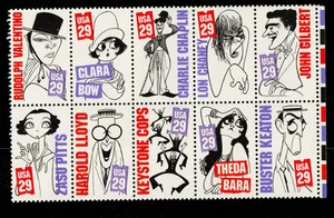 Scott 2819-2828 29¢ Silent Screen Stars  NH Free shipping in the USA!!! - Picture 1 of 1