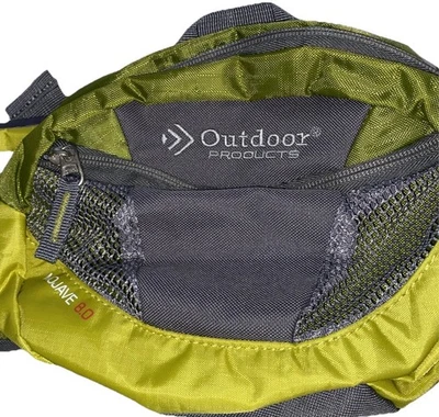 Hiking Belt Bag Outdoor Products Nylon Fanny Pack Green Gray Mojave 8 Gorpcore - Image 1 of 4