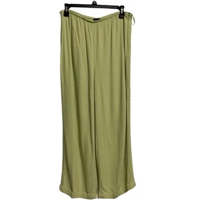 Eileen Fisher Damen Hose Gr. M grün weites Bein seitlicher Reißverschluss - Bild 1 von 12