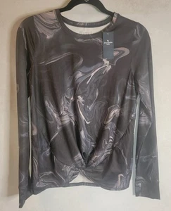 Abercrombie Kids Girls Shirt Size 15/16 Active Tie Dye Long Sleeve T-shirt NWT - Picture 1 of 7